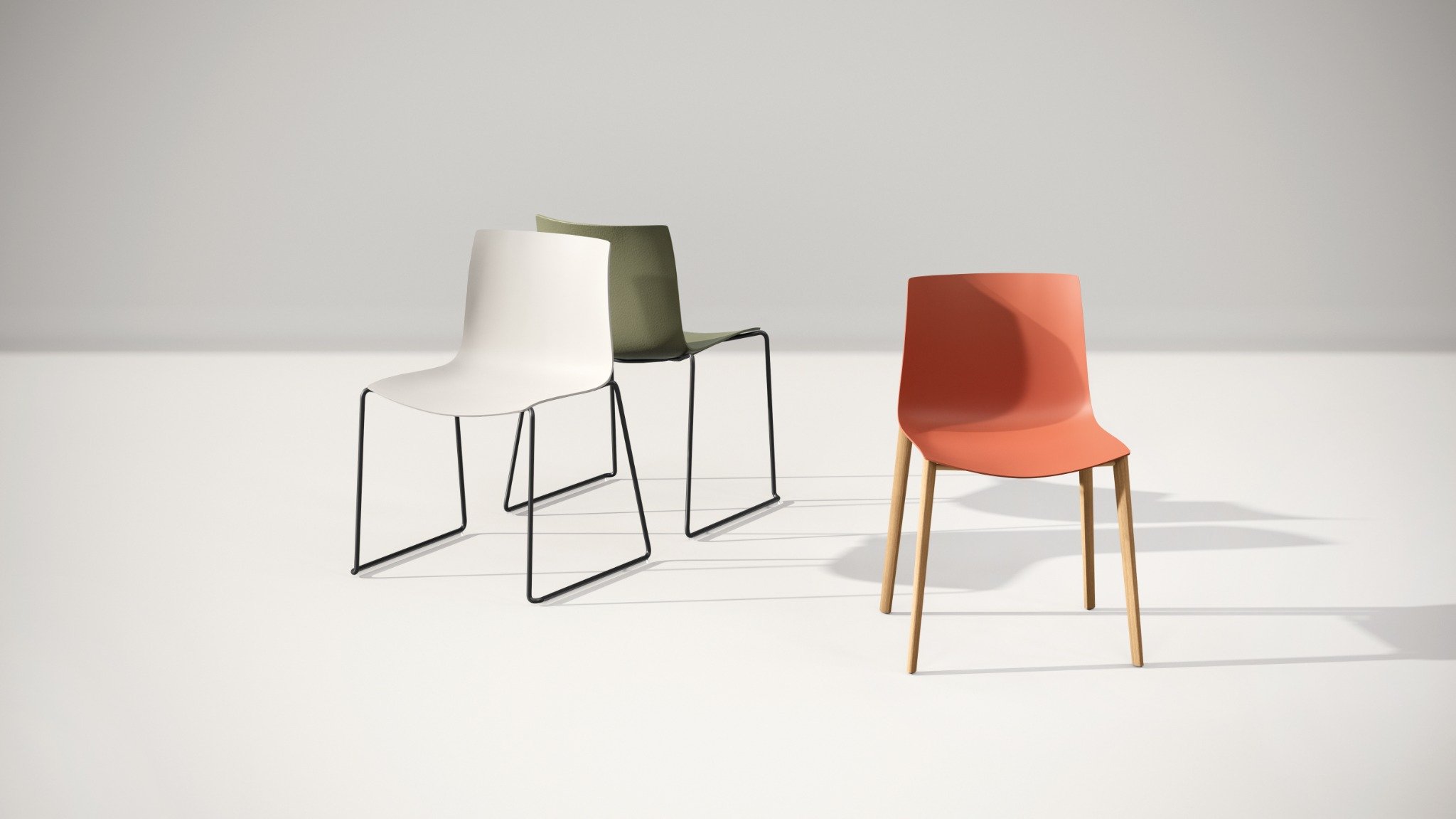 Arper Catifa RE chairs sustainable design