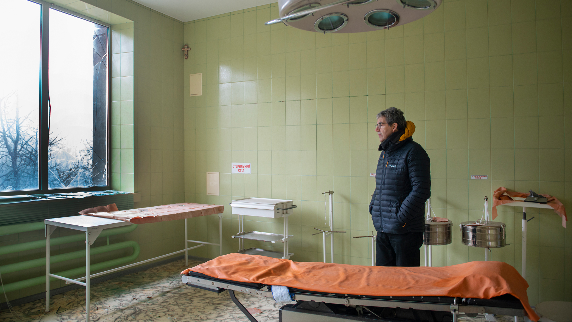 Our Co-Founder Professor David Nott in Kharkiv, Ukraine