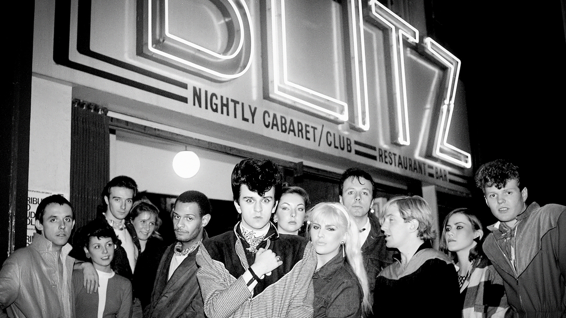 People outside the Blitz club in 1979. Photo by Sheila Rock